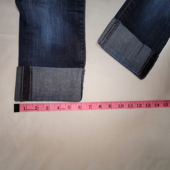 Citizens Of Humanity Dani Cropped Straight Leg Cuffed Jeans Women's Size 25 - Picture 14 of 14